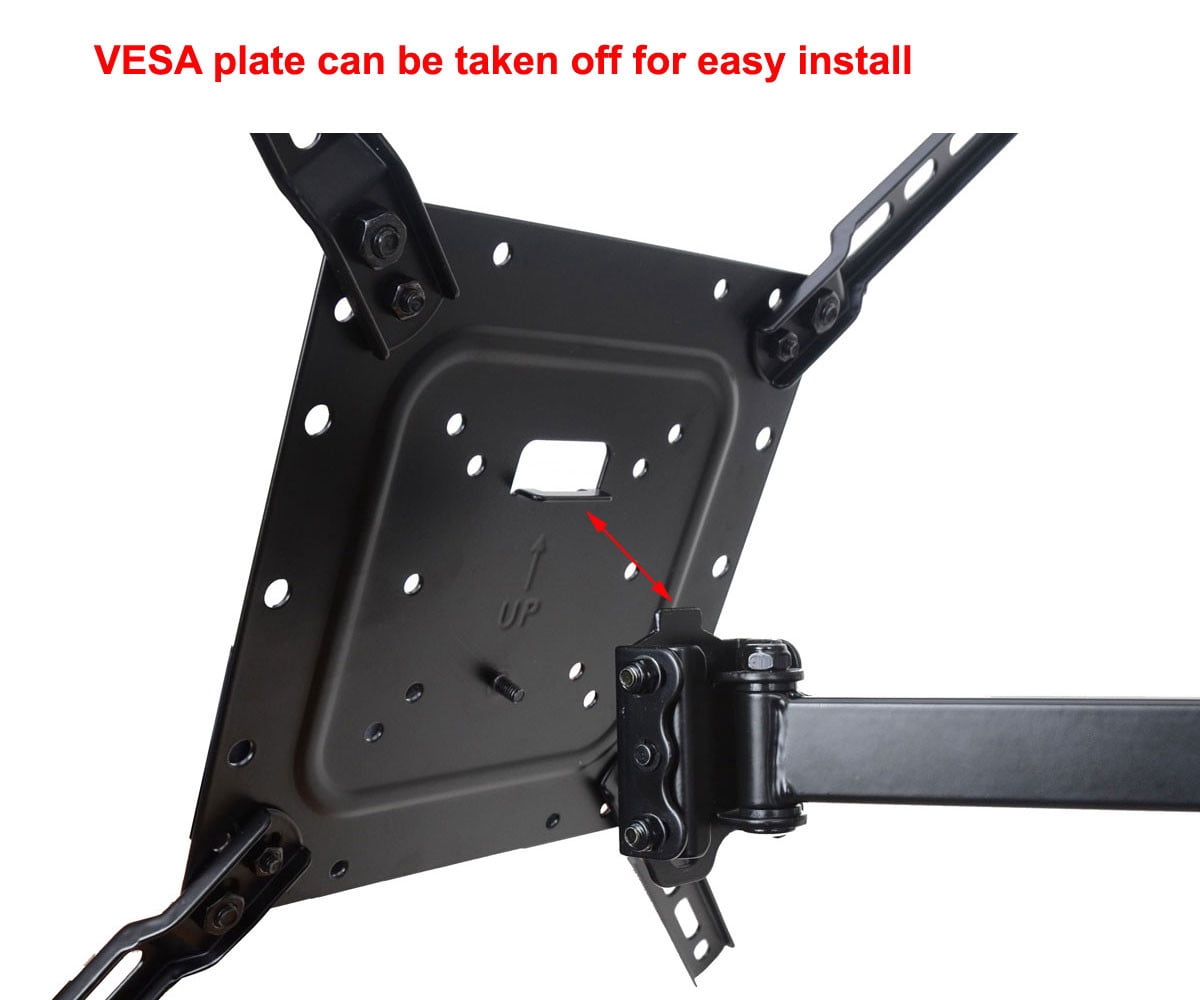 VideoSecu Full Motion TV Wall Mount for Most 26"-55" LCD LED Plasma Flat Panel Screen Display Articulating Bracket CB6