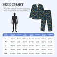 thumbnail image 4 of Lsque Hawaiian Style Pattern Long Sleeve Pajama Set for Men - Soft 2-Piece Sleepwear and Loungewear Set with Pockets, Comfy Nightwear-Small, 4 of 7