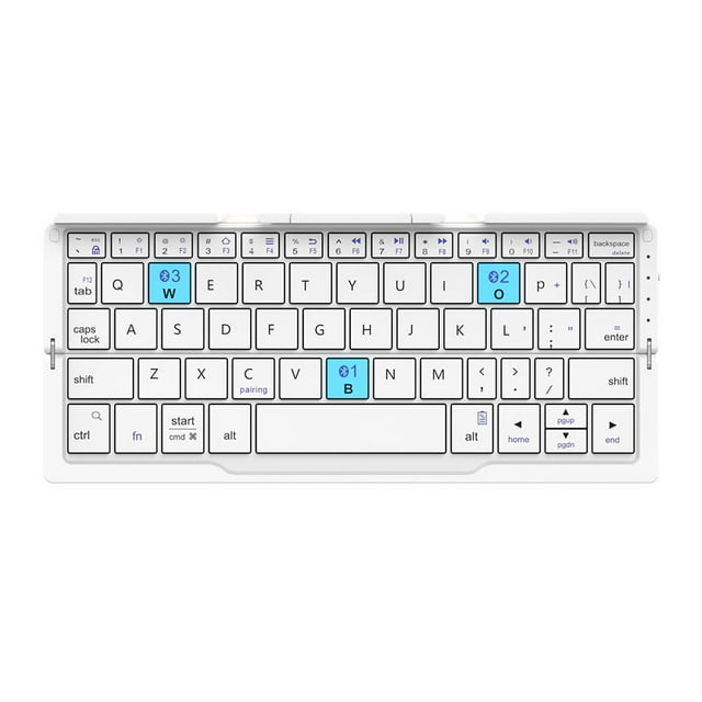 Mini Clavier Portable Sans Fil Bluetooth Clavier Pliable USB B9L0