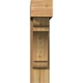 thumbnail image 2 of Ekena Millwork 8"W x 32"D x 32"H Olympic Block Rough Sawn Bracket w/ Offset Brace, Western Red Cedar, 2 of 25