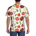thumbnail image 2 of Naloa Tomatoes Men's T-Shirt Sport T-shirt Men's Basic Tee Casual Men's Shirt, Round Neck, Short Sleeves - XX-Large, 2 of 5