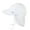White, variant on green sprouts Breathable Flap Sun Protection Hat-Navy-9/18mo