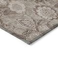 thumbnail image 3 of Addison Rugs Chantille Indoor/Outdoor Transitional Floral Brown Machine Washable Round Rug, 8' x 8', 3 of 8