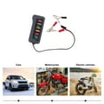 PATKAW Car Battery Alternator Tester 12V Digital LED Indicator Battery