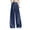 Blue, variant on Fiaer,Wide Leg Plus Size Pants for Women,Women's High Waisted Jeans Wide Leg Slack,Ladies Lightweight Casual Trendy Flowy Trousers with Pockets Blue XL