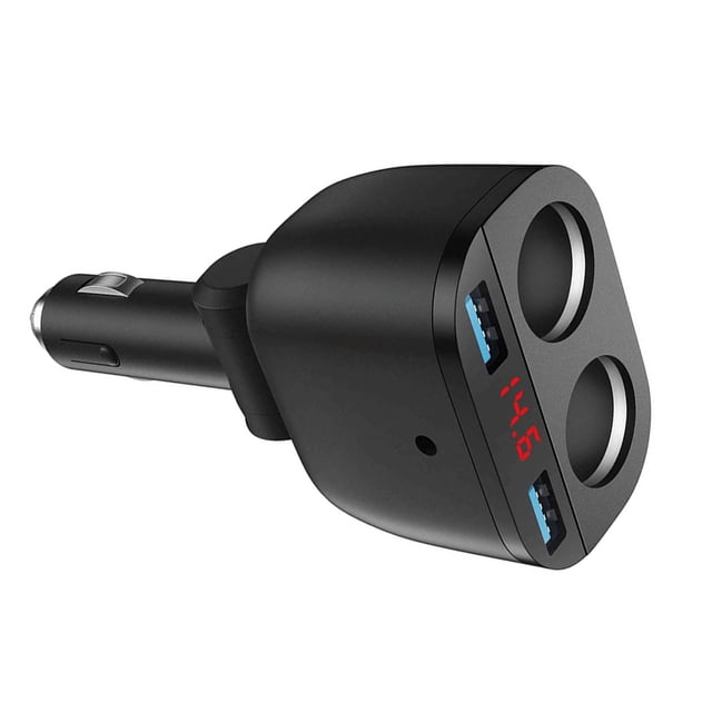 Guardoinrt 1/2/3/5 Charge Multiple Devices Simultaneously USB Car With 30 Charging Ports And Fast Black 1 Pc