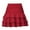 C405 Wine, variant on Gbsyewxs Womens Skirts Midi Skirt High Elastic Waist Layered Solid Color Casual Summer Women'S Skirts Army Green