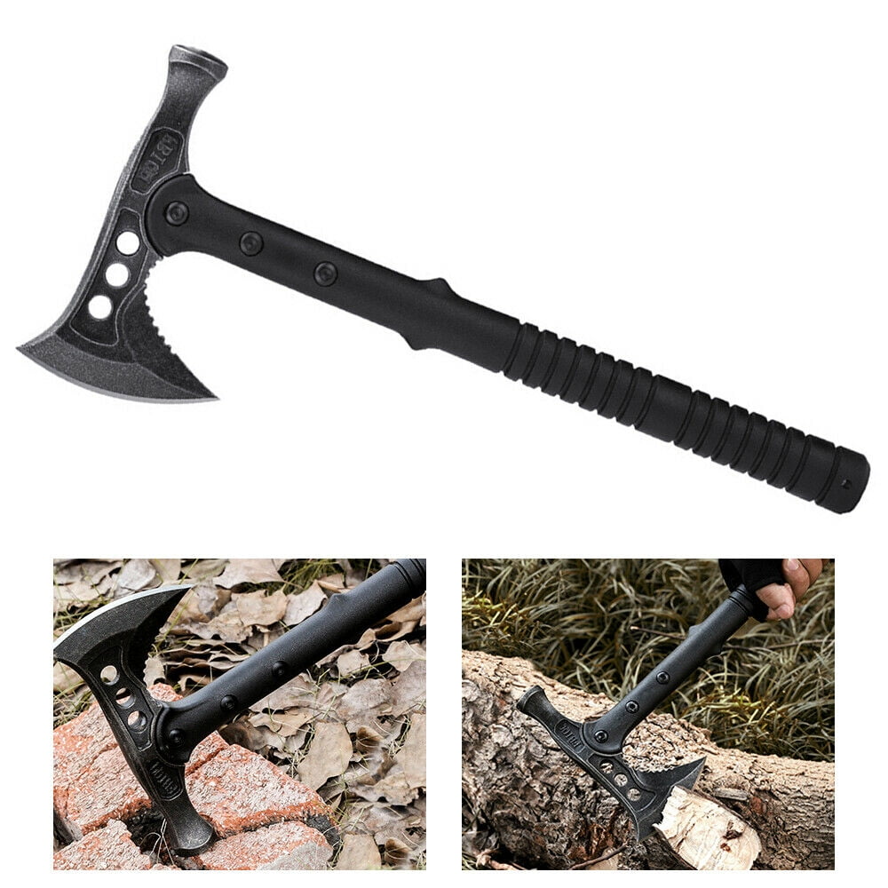 Details about   Tomahawk Axes Survival Hunting Hatchet Camping Hand Fire Stainless Steel Axes 