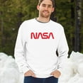 thumbnail image 4 of Vintage NASA Worm Logo Crewneck Sweatshirt Astronaut Space Exploration Emblem, 4 of 7