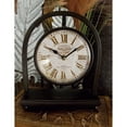 thumbnail image 4 of DecMode 11" Black Metal Pendulum Stand Clock, Set of 4, 4 of 19