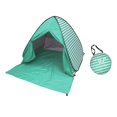 thumbnail image 2 of Tente de Plage Automatique Tente de Plage Tente pour Plage Pêche Camping Familial Rayures Vertes, 2 of 9