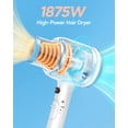 thumbnail image 3 of Secador de pelo Wavytalk 1875W con difusor y concentrador blanco, 3 of 6