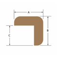 thumbnail image 1 of SeaTeak 60843 L-Molding Large 1-.19in.x 1-.19in., 1 of 1