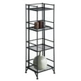thumbnail image 4 of Convenience Concepts XTRA-Storage 4 Tier Folding Shelf in Black Metal Finish, 4 of 5