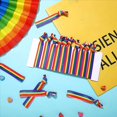 thumbnail image 3 of 200 Piezas Pride Month Unisex Rainbow Bandana Gay Pride Pañuelo Muñequera, 3 of 8