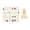 #09N Style B (with Stand), variant on 2027 Heart-Shaped Seed Paper Calendar Set, 2-Pack Eco-Friendly 12-Month Desk Planners with Stands, Plantable Seed Paper for Daily Planning
