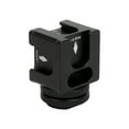 thumbnail image 2 of Mount Adapter, Portable Black Cold Shoe Mount Adapter Aluminum Alloy With 4 Mounts For Microphone Cellphone Flashlight, 2 of 8