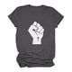 thumbnail image 2 of Moda mujer casual impresión pulóver manga corta camiseta tops blusa Fridja  zx595, 2 of 4
