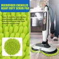 thumbnail image 4 of Microfiber Chenilles Pads for Shark Steamer S7001 s7020 s7000amz s7000 s7001tgt s7201 s8201 S7005 s8001 Series Rotating Steam Scrubber,Scrub Sanitize at The Same,Round Scrubbing Mop Replacement Pad, 4 of 14