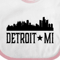 thumbnail image 4 of Inktastic Detroit Michigan City Skyline Boys or Girls Baby Bib, 4 of 4
