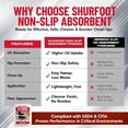 thumbnail image 5 of SHURFOOT 44lb Non-Slip Oil Absorbent - Provides Ice Traction & Vapor Suppression, Water & Oils - Floor Dry Absorbent Odorless - Fire-Safe & Dustless, 5 of 8