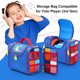 thumbnail image 3 of Estuche Almacenamiento Protectora Compatible Con Pequeños Tikes para La Historia Libros Máquinas Ensueño Inicio () Rojo Azul, 3 of 9