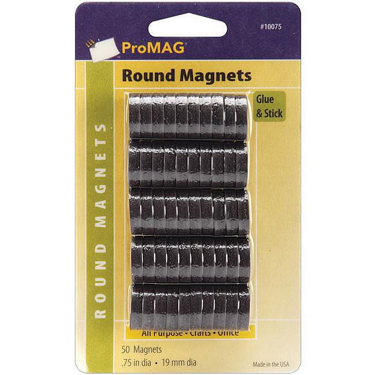 ProMag Flexible Round Magnets 50/Pkg-.75" - image 2 of 3
