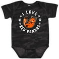 thumbnail image 3 of Inktastic I Love Red Pandas Boys or Girls Baby Bodysuit, 3 of 5