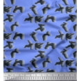 thumbnail image 1 of Soimoi Crepe Silk Fabric Athletic Men & Women Sports Print Fabric by The Yard 42 Inch Wide, 1 of 1