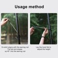 thumbnail image 3 of Camping Light Pole Hook Lámpara Campamento Cubra Sin Deslizamiento para La Pesca, 3 of 9
