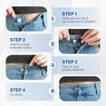 thumbnail image 3 of Rubber Pant Waistband Extender Button, 2025 New Button Extenders for Jeans, Waist Extenders for Pants for Men, Button Extenders for Pants for Women, No Sew Waist Extensions for 1-1.8 Inches (12), 3 of 7