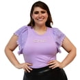 thumbnail image 1 of Blusa con manga ancha Roman Fashion Talla extra 3811 lila 42, 1 of 7