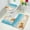 CC1790, variant on Mediterranean Bath Mat Set Blue Wooden Panel StarConch Beach Carpet Home Bathroom Decoration Non-slip Rugs Toilet Lid Cover