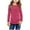 Hot Pink, variant on Girls Casual Tunic Tops Knot Front Long Sleeve Loose Soft Blouse T-Shirt Size 4-13,Hot Pink,8-9 Years