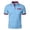 Blue, variant on Mens Polo Shirts Casual With False Pockets On The Chest Roll Neck Buttons Versatile Men'S Clothing