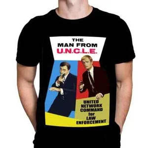 LIMITED EDITION THE MAN FROM UNCLE- CLASSIC TV T-SHIRT / CLASSIC 60'S TV SHOW