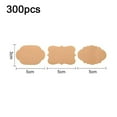 thumbnail image 2 of 300 Pcs Kraft Tags Sticker Customize Holiday Present Labels for Jars, Gift, Name Tags, Xmas Stickers, 2 of 5