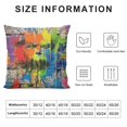 thumbnail image 6 of Acheng Street Graffiti Art Throw Pillow Covers Set of 2 Decorative Square Cushion Case Modern Farmhouse Pillowcase for Couch Sofa Bed Car Living Room Home Decor White, 6 of 6