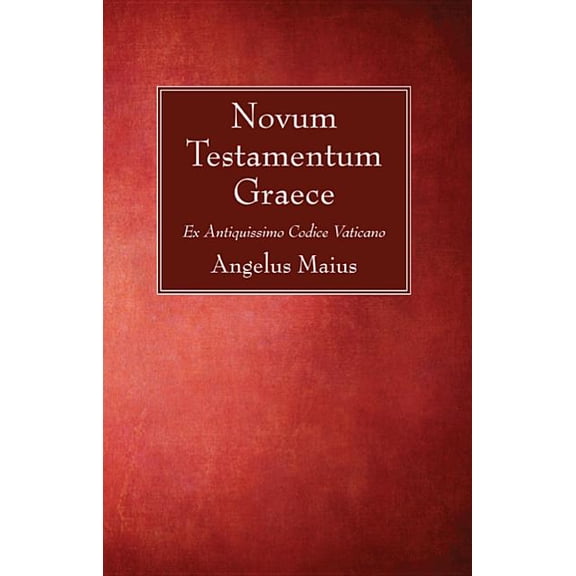 Novum Testamentum Graece (Paperback)