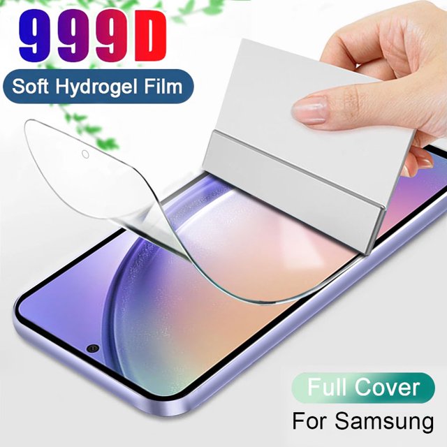 Película Hidrogel Frontal Transparente Para Samsung Galaxy A14 A13 A23 A33 A34 A54 A53 A73 A52 A22 A52S A5G A04 A04S A04e Protector De Pantalla Completa Gao Jiahui unisex
