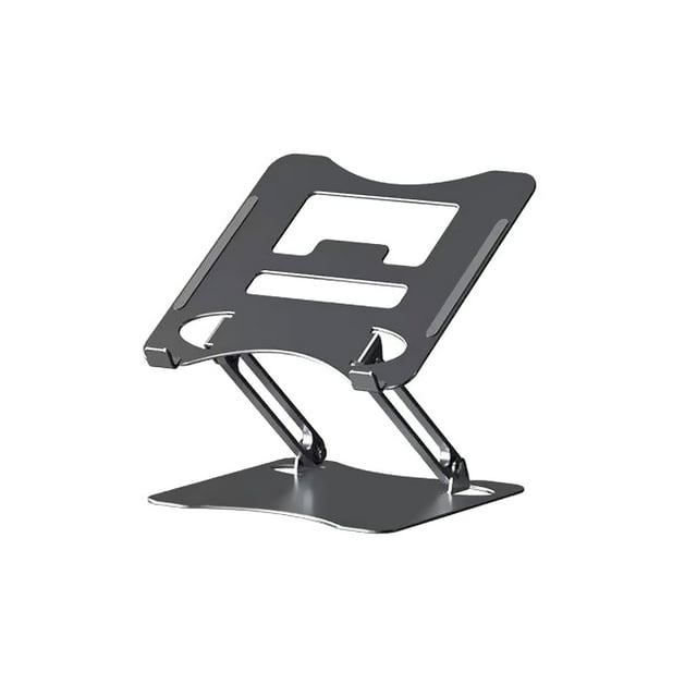 TFixol Support d'Ordinateur Portable Ajustable Portable Pliant en Alliage d'Acier au Carbone Antidérapant avec Refroidissement pour Tablette et Ordinateur Portable de 11 à 17,3 Pouces Noir