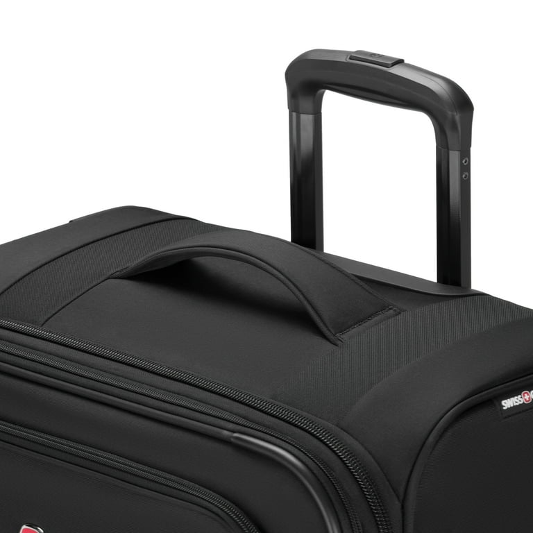 SWISSGEAR Stride 3-Piece Expandable Spinner Luggage Set in Black