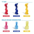 thumbnail image 2 of 480Pcs Tee Wire Connector Kit, Electrical Connector Kit with Nylon Full Insulation for Automotive Marine, 2 of 7