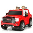 thumbnail image 1 of Topbuy Camion Électrique pour Enfants 2 Places GMC Sierra Denali Rouge, 1 of 6