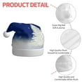 thumbnail image 4 of Fuzoiu Christmas Fir Tree Print Santa Hat Christmas Hat for Adults,Santa Hats with Pompom, Unisex Xmas Holiday Hat for Christmas New Year Festive Party Supplies, 4 of 6