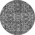 thumbnail image 1 of Ahgly Company Indoor Round Persian Gray Traditional Area Rugs, 3' Round, 1 of 1
