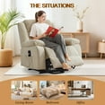thumbnail image 6 of Korser Power Lift Recliner Chair for Elderly with Massage and Heat Oversized for Living Room,Beige, 6 of 6