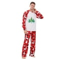 thumbnail image 6 of Your-Sty Christmas Pajamas for Family 2026 Red Plaid Family Christmas Pjs Matching Sets Xmas Sleepwear Jammies Nightwear, Green Christmas Tree Print, 6 of 8