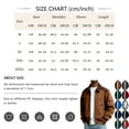 thumbnail image 4 of Men's Winter Jacket with Solid Color Design, Front Pockets, Full Zipper Closure, Large Size Fit for Sports and Outdoor Adventures during Cold Weather Holidays and Daily Leisure Wear,Army Green,XL, 4 of 6