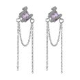thumbnail image 1 of Earring Hook Fashionable Diamond Chain Tassel Earrings Feminine Long Personalized Tassel Earrings------Product code 71786, 1 of 4